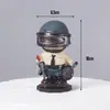 Decoração de Bolo de Aniversário Boa Sorte Frango Jantar de Hoje Conjunto Completo de Figurinhas Encaixáveis Modelo Ornatos de Confeitaria Celebridade da Internet Interno