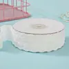 Novo Renda de Flores Bordadas Tridimensionais de Algodão Puro Dupla Face de 3cm, Materiais para Acessórios de Cabelo DIY, Bordas de Saias, Golas, Acessórios de Cortina