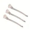 Pinza para el cabello sin costuras para levantar la raíz, herramienta para cabello esponjoso, pinza de posicionamiento de pico de pato para flequillo, pinza de estilismo para maquilladores, accesorio para el cabello horquilla