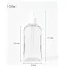 Botella gotero de PETG para aceites esenciales 100/120/150 ml Botella para emulsiones acuosas Botella de pared gruesa dispensadora de esencia