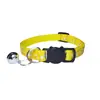Estampado en Caliente Luna Estrella Collar para Mascota Gato Cabeza de Gato Negro Hebilla de Seguridad Collar Antiahogo con Cascabel Múltiples Colores Disponibles