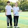 Ropa de clase de solapa para estudiantes de secundaria, traje deportivo de verano de manga corta para escuela secundaria, pantalones de uniforme escolar, reunión deportiva para estudiantes masculinos y femeninos