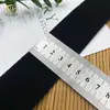 Banda Elástica de Sarga Doble Cara Negra de 1.5-5.0 cm, Bolsa de Cintura Deportiva Engrosada Encriptada sin Lanzadera, Accesorios para Cinturón