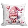 Nueva Funda de Almohada de Amazon Transfronteriza para el Día de San Valentín Linda Funda de Almohada Rosa de Cupido Funda de Almohada para el Hogar