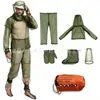 Roupa com Mosquiteiro para Camping, Roupa de Malha Respirável para Caminhada ao Ar Livre, Traje de Proteção, Conjunto de Seis Peças, Dobrável e Portátil, Anti-Mosquito