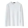 2026 Camiseta Fina de Manga Larga Comercio Exterior Transfronterizo Sudeste Asiático Ropa de Otoño Camiseta Interior Versátil Esencial para Hombre Cuello Redondo Manga Larga