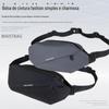 Nova Bolsa de Peito com Membrana de Couro Transfronteiriça 2025 Esportes de Lazer ao Ar Livre Bolsa de Cintura para Celular Bolsa de Ombro Transversal Multifuncional da Moda