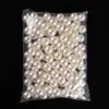 Material DIY artesanal acessórios de contas soltas pérola de imitação ABS contas soltas Jin inteiras contas redondas de furo duplo 4-20mm