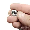 Cuentas de tres ojos en blanco y negro cuentas viejas jade cuentas sueltas dientes de tigre caparazón de tortuga ágata noble accesorios diy Lutong