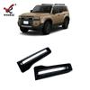 Adecuado para Toyota Prado 24, moldura superior de faro antiniebla delantero modificado dominante, parachoques delantero especial LC250