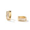 Novos Brincos de Design em U de Luxo Niche com Zircônia Incrustada em Cobre Exquisitos Versáteis Moda Influenciador da Internet Unissex