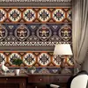 Papel Tapiz Autoadhesivo Estilo Europeo para Sala de Estar, Dormitorio, Pared de Fondo de TV, Pegatinas Decorativas de Pared, Pegatinas de Pared para Renovación