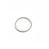 Corea del Sur Puerta Este Viento Frío Joyería de Plata S999 Plata Fina Anillo Escarchado Anillo Cerrado de Plata Esterlina Nicho Sentido Avanzado
