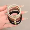 Gomas para el pelo de niños, nuevo estilo 2026, con diseño de lazo, bandas elásticas para el pelo para niñas, suaves con el pelo, alta elasticidad, círculos para coleta, accesorios para el pelo