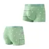 Calzoncillos bóxer deportivos de algodón transpirable para hombre, antibacterianos, transpirables, de cintura media, talla grande