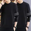 Nueva Sudadera Popular Sorona para Hombre Primavera y Otoño 2025, Engrosada, Sin Capucha, Invierno, Manga Larga, Cuello Redondo, Talla Grande, Ligera, para Uso al Aire Libre