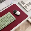 Mouse pad de couro, tamanho grande, design premium, à prova d'água, adequado para uso em escritório, computador, laptop e teclado em mesas