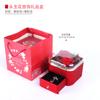 Joyero de flor eterna, caja de joyería con forma de rosa, anillo colgante, cajón para pendientes, collar, caja de regalo, embalaje de joyería