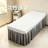 Capa de cama descartável atacado espessada ampliada salão de beleza cama de massagem lençol tecido não tecido respirável faixa elástica fabricante em estoque