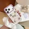 Funda para Teléfono con Ilustración de Niña Ángel para Apple 17 Pro Max, iPhone 18, Funda de Resina de Dibujos Animados, Estilo Coreano, Compatible con iPhone 13 y 16, y Huawei