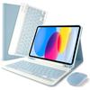 Adequado para iPad A16 11ª Geração 2025/10ª Geração 10,9 polegadas Teclado Bluetooth Capa Protetora Magnética Frete Internacional