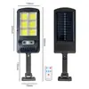 Luz Solar para Calle, Luz Exterior para Jardín, Luz de Pared con Sensor de Movimiento Corporal, Luz de Carretera Integrada Impermeable Cob, Ahorro de Energía Solar