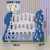Estante de Livros Infantil de Chão para Brinquedos Domésticos Rack para Livros Ilustrados de Bebê Estante de Armazenamento Simples Multicamadas Rack de Armazenamento para Jardim de Infância Fábrica