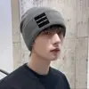 Gorro de Tricô Novo Gorro de Lã de Alta Densidade Espessado Proteção para Orelhas Quente Gorro de Lã Feminino Estilo Japonês Outono e Inverno Estilo Coreano Versátil