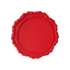 Alfombrilla de Aislamiento Térmico de Silicona Resistente a Altas Temperaturas, Alfombrilla de Mesa Antiescaldaduras, Alfombrilla Casera Engrosada, Posavasos, Alfombrilla para Tazas, Tazones y Platos, Alfombrilla de Comedor con Patrón en Relieve