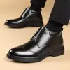 Zapatos de Algodón para Hombre 2025 Nuevos Zapatos Gruesos Cálidos con Forro de Felpa para Hombres de Mediana Edad y Mayores Papá Zapatos de Algodón Venta al por Mayor