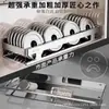 Estante Multifuncional de Acero Inoxidable 304 para Especias de Pared Estante de Almacenamiento de Especias de Cocina Montado en Pared sin Perforaciones