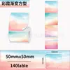 Papel Térmico con Gradiente de Color Ciclo Multicolor Adecuado para Papel de Etiqueta Térmica Jingchen B3S, Detong P1, Puchu Aq00