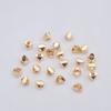 Contas de ouro 14K com preservação de cor irregular quebrado prata solta contas acessórios pulseira diy colar frisado espaçador de material
