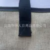Fábrica de Yiwu set-hacer bolso de mano imitación lino compuesto lino doble color a juego bolso de mano logo impreso tela Oxford