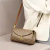 Bolso de Mano de Lujo para Mujer Nuevo Primavera/Verano 2026, Bolso Cuadrado Pequeño Versátil de Moda, Bolso Bandolera con Estampado, Cartera