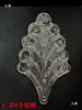 Lámpara de Cristal de Lujo Ligero Accesorios de Vidrio Piezas Colección Piezas de Vidrio con Forma de Copo de Nieve Accesorios de Iluminación para Sala de Estar Comedor Dormitorio