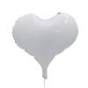 Globo de Película de Aluminio con Forma de Corazón de Melocotón de 22 Pulgadas Esmerilado de San Valentín Boda Fiesta de Cumpleaños Bola Flotante de Amor con Forma de Corazón