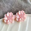 @Oferta especial brincos de camélia estilosos e elegantes, brincos de nicho de luxo leve para mulheres, novo estilo 2025, brincos de alta qualidade