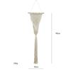 Nórdico novo handmade tapeçaria algodão corda tecida pendurado cesto flor vaso planta net bag quarto moderno quarto varanda decoração