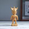 Sándalo verde Yabai DiGa Ultraman talla de madera mango portátil para hombre caricatura niño regalo de cumpleaños decoración