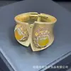 Pulseira Ajustável com Pedra Natural de Formato Irregular Fosca, com Pedras Brutas Incrustadas, Joia de Alto Padrão, Estilo Personalizado Transfronteiriço Europeu e Americano, Fornecimento