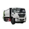 Camión compactador de basura de ocho ruedas Dongfeng Tianjin de 23 metros cúbicos Fabricante de camiones de basura sanitarios Dongfeng Tianjin