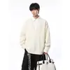 Otoño/Invierno Nuevo Marca de Moda para Exteriores Estilo Old Money Talla Grande Casual Sudadera con Capucha de Manga Larga Suelta Ropa Urbana Superior