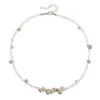 Joyería de Moda Transfronteriza Europea y Americana Collar con Cuentas de Concha de Cristal para Mujer Estilo Ins Verano Playa Casual Vacaciones