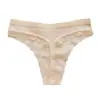 Tanga Sexy Popular para Mujer Transfronterizo, Algodón Puro, Comercio Exterior, Tanga de Encaje de Cintura Baja Europeo y Americano, Súper Sexy