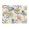 Mantel Individual de Lino con Estampado Floral Retro Transfronterizo Temu, Mantel Impermeable con Aislamiento Térmico para Mesa de Comedor, Decoración del Hogar Amazon