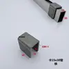 Piezas de soldadura de tubo cuadrado Tarjeta en U Lámina de sellado Deflector Montante A Columna de escalera Accesorios Colgador delantero Colgador lateral Pieza montada en pared Tapón Accesorios para vitrina de exposición