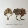 Chapéus Infantis Outono e Inverno Estilo Coreano Ins Quentes e à Prova de Frio Chapéus de Tricô Pulôver para Homens e Mulheres Bebê Moda ao Ar Livre Versátil Tendência