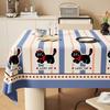 Toalha de Mesa Dopamina Impermeável e à Prova de Óleo Sem Lavagem Acessível Luxo High-End Retangular Capa para Mesa de Jantar Estilo Ins Toalha de Mesa para Mesa de Centro