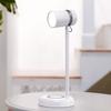 Luminária de Mesa Transfronteiriça para Estudo e Proteção Ocular, Carregamento Rápido Sem Fio de 15W, Luminária de Mesa Cilíndrica com Alto-falante Bluetooth, Luminária de Proteção Ocular com Dimmer Contínuo
